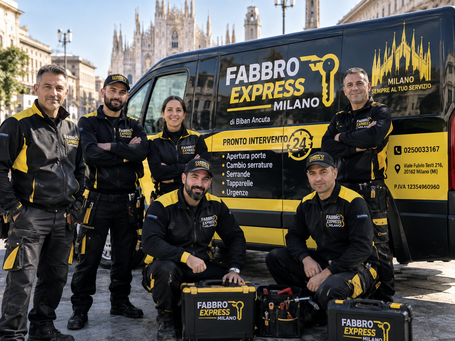 Squadra di Fabbro Express Milano